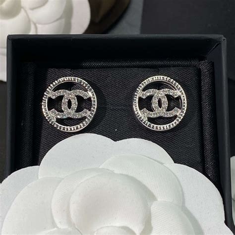 chanel double c earrings|faux chanel double c earrings.